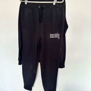 Black Rumble Boxing Sweatshirt and Joggers Set for Men